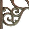 Accent Plus Cast Iron Plant Hanging Bracket Hook - Swirls