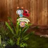 Accent Plus Metal Thermometer Garden Stake - Ladybug