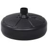 vidaXL Umbrella Base Sand/Water Filled 4 gal Black