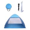 2-3 Person Beach Tent Pop Up Sun Shelter Tent Big Automatic Sun Umbrella 2-3 Person Fishing Beach Shelter Blue