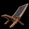 folding roping wood chair