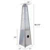 Pulse ignition Iron Glass Tube Pyramid Outdoor 40000BUT Pyramid Flame Heater