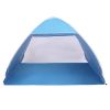 2-3 Person Beach Tent Pop Up Sun Shelter Tent Big Automatic Sun Umbrella 2-3 Person Fishing Beach Shelter Blue