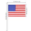 5X 8 inch stick flag 12PCS