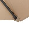 7.5ft Outdoor Patio Umbrella for Inground Pool Balcony Backyard Khaki