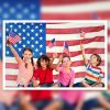 5X 8 inch stick flag 12PCS