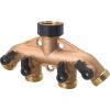 Melnor Metal 4-Way Hose Valve