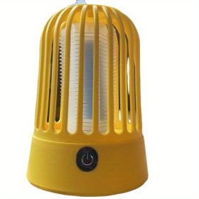 Electric Shock Mosquito Lamp Type USB Mosquito Lamp Home Mosquito Dispeller Portable Light Touch (Items: Yellow (rechargeable))